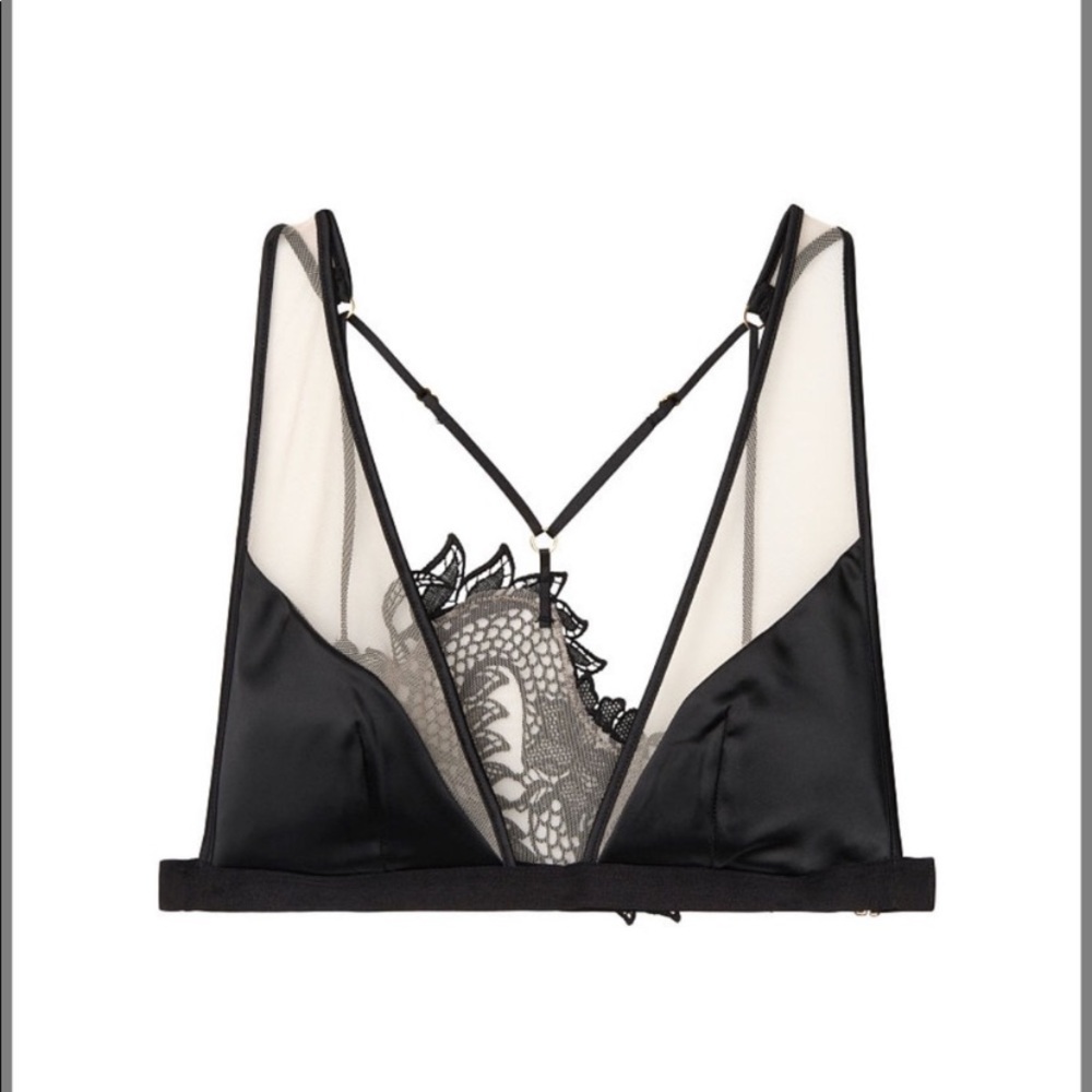 Victorias Secret Luxe Dragon Plunge Bra. P37